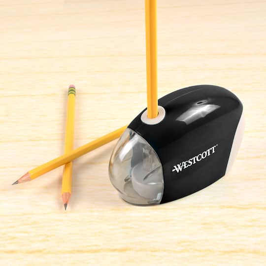 6 Pack: Assorted Westcott® Battery Operated Pencil Sharpener